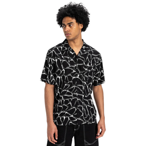 Quiksilver Ανδρικό πουκάμισο Mercury Chrome - Short Sleeves Shirt